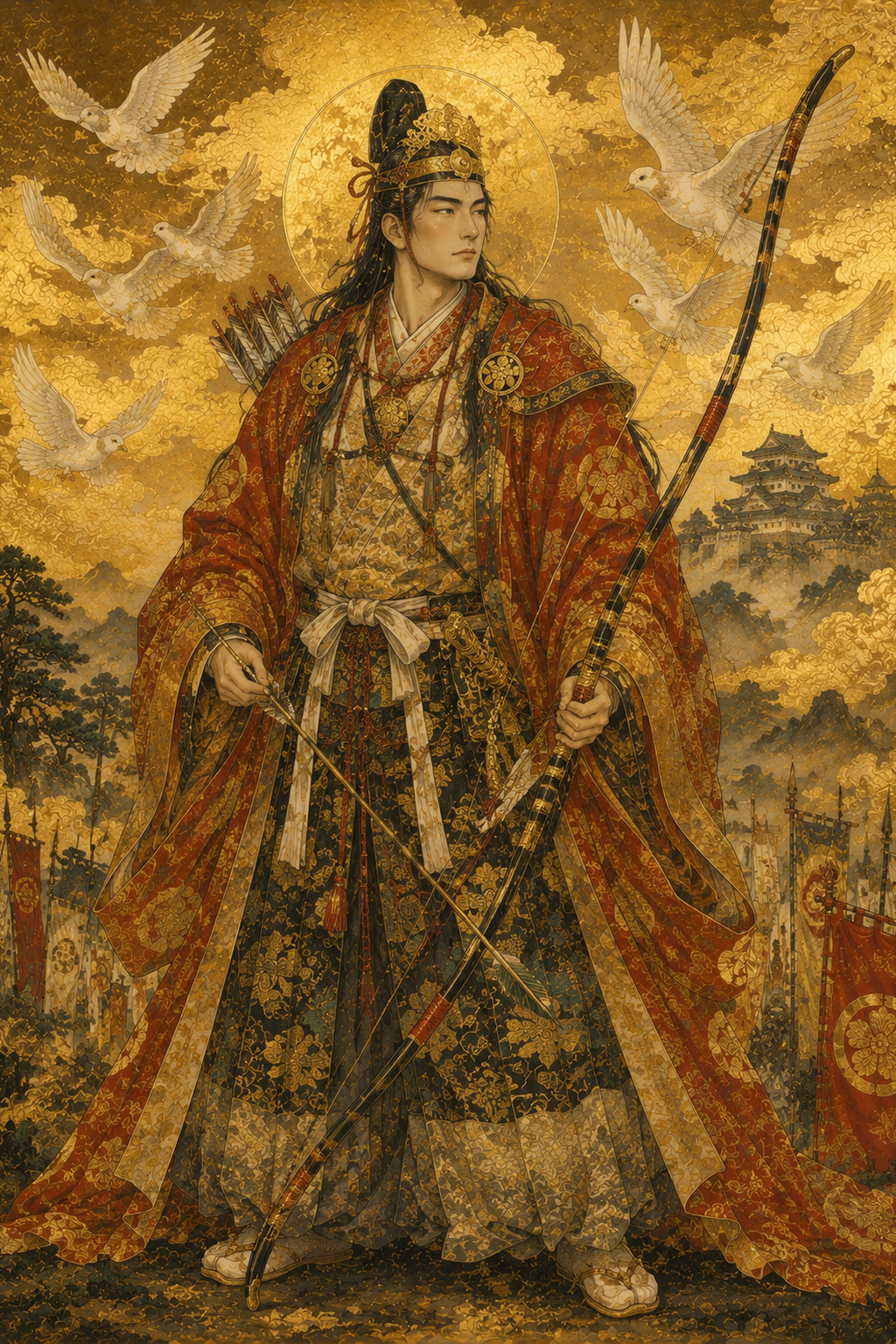 八幡神 — 大和絵 emaki