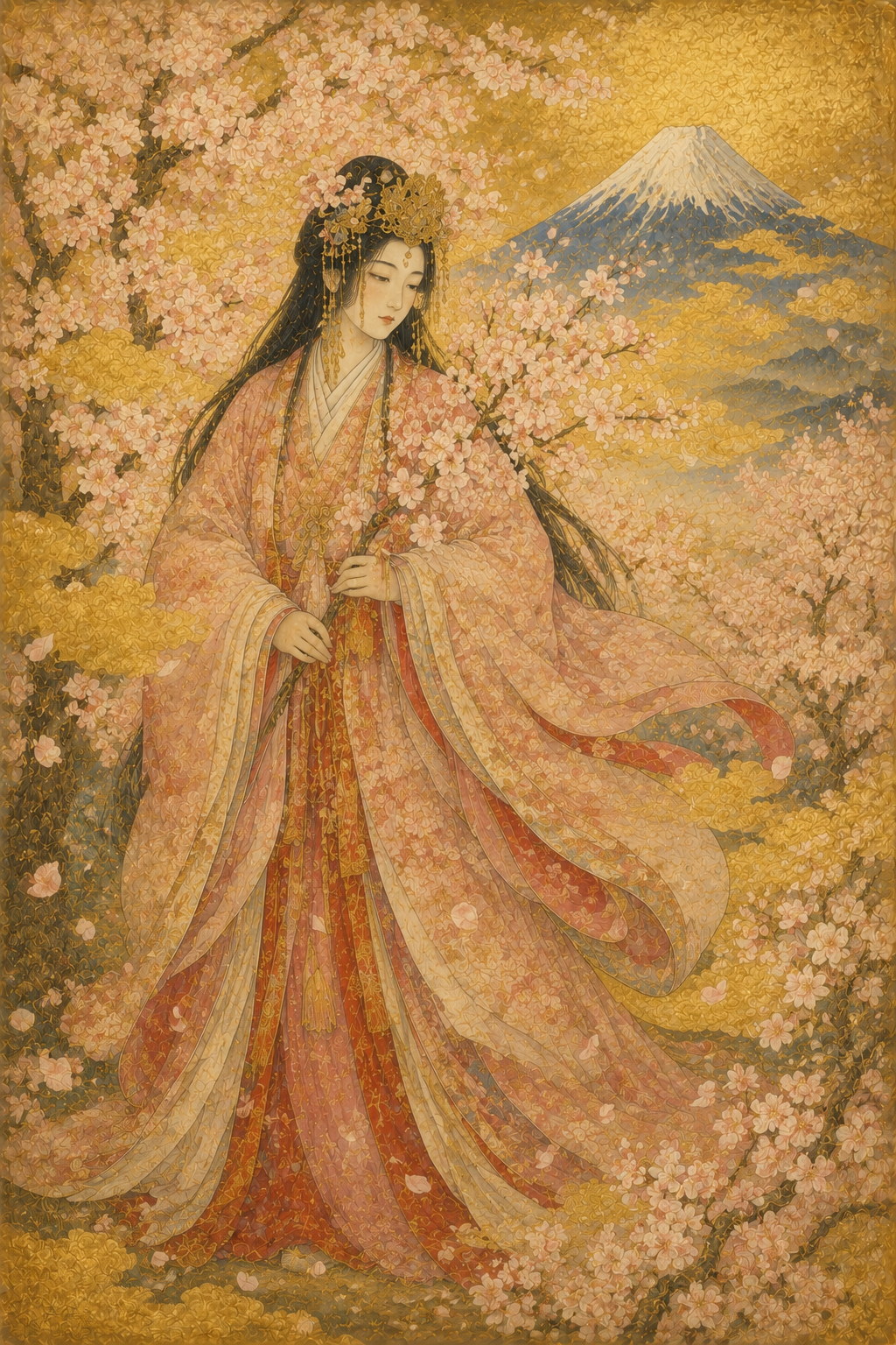 木花咲耶姫 — 大和絵 emaki