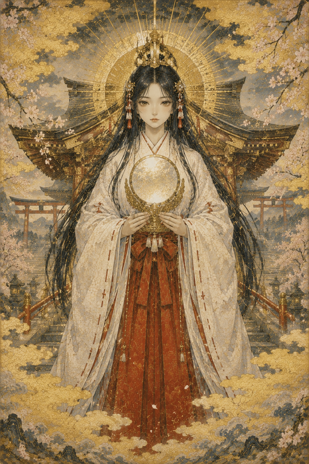 巫女 — 大和絵 emaki ・ 二十二柱の大トリ